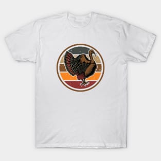 Thanksgiving Turkey Retro Vintage T-Shirt